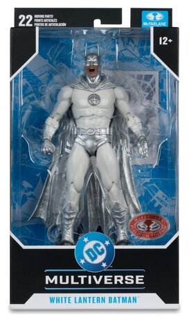 McFarlane Toys DC Multiverse Action Figure White Lantern Batman (Brightest Day) (Red Platinum Edition) 18 cm