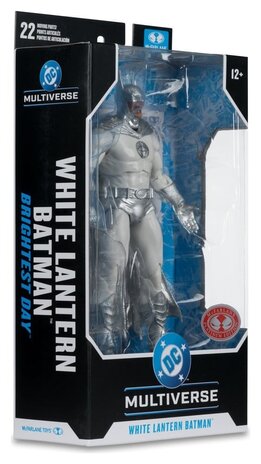 McFarlane Toys DC Multiverse Action Figure White Lantern Batman (Brightest Day) (Red Platinum Edition) 18 cm