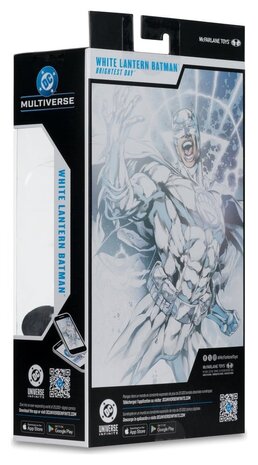 McFarlane Toys DC Multiverse Action Figure White Lantern Batman (Brightest Day) (Red Platinum Edition) 18 cm