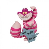 Disney Showcase Alice in Wonderland Cheshire Cat This Way 9 cm