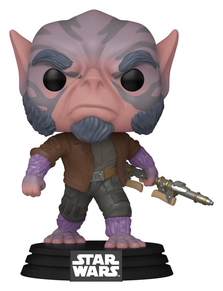 Funko Star Wars: The Mandalorian and Grogu POP! Vinyl Bobblehead Figure Zeb Orrelios #822