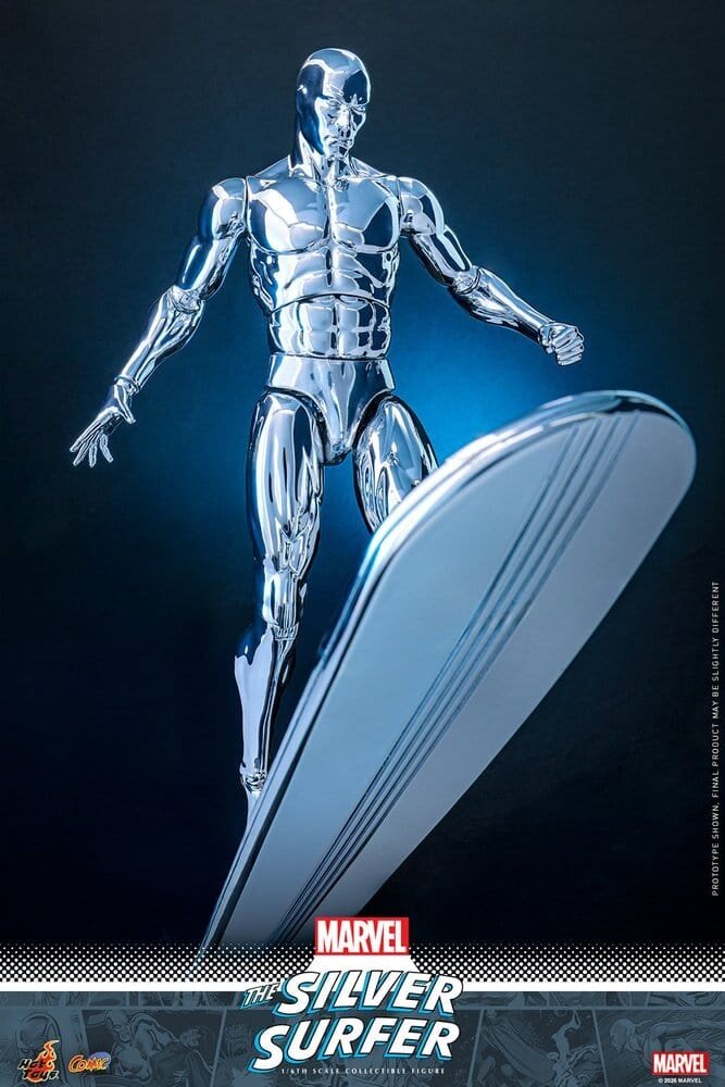 Hot Toys Marvel Action Figure 1/6 Silver Surfer 32 cm Hot Toys Marvel Action Figure 1/6 Silver Surfer 32 cm