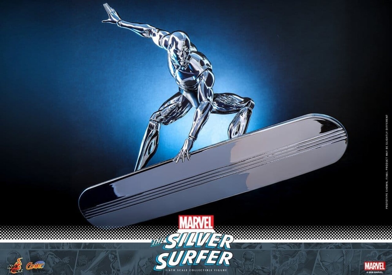 Hot Toys Marvel Action Figure 1/6 Silver Surfer 32 cm Hot Toys Marvel Action Figure 1/6 Silver Surfer 32 cm