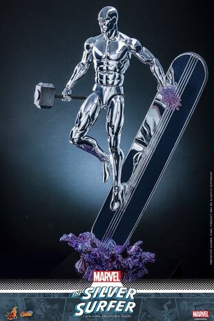 Hot Toys Marvel Action Figure 1/6 Silver Surfer 32 cm Hot Toys Marvel Action Figure 1/6 Silver Surfer 32 cm