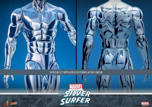 Hot Toys Marvel Action Figure 1/6 Silver Surfer 32 cm Hot Toys Marvel Action Figure 1/6 Silver Surfer 32 cm