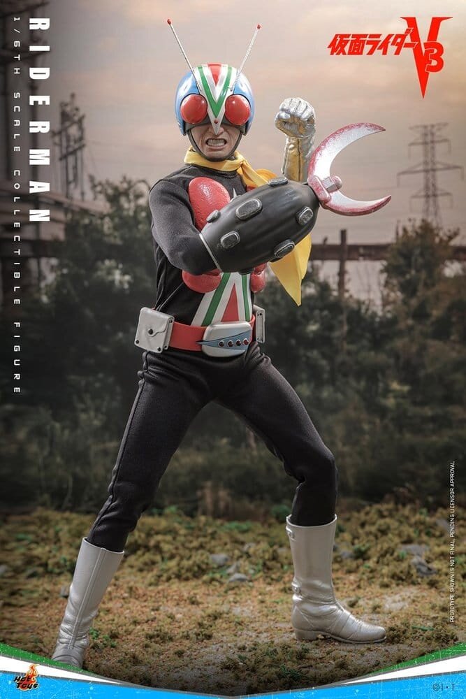 Hot Toys Kamen Rider Action Figure 1/6 Riderman 30 cm Hot Toys Kamen Rider Action Figure 1/6 Riderman 30 cm