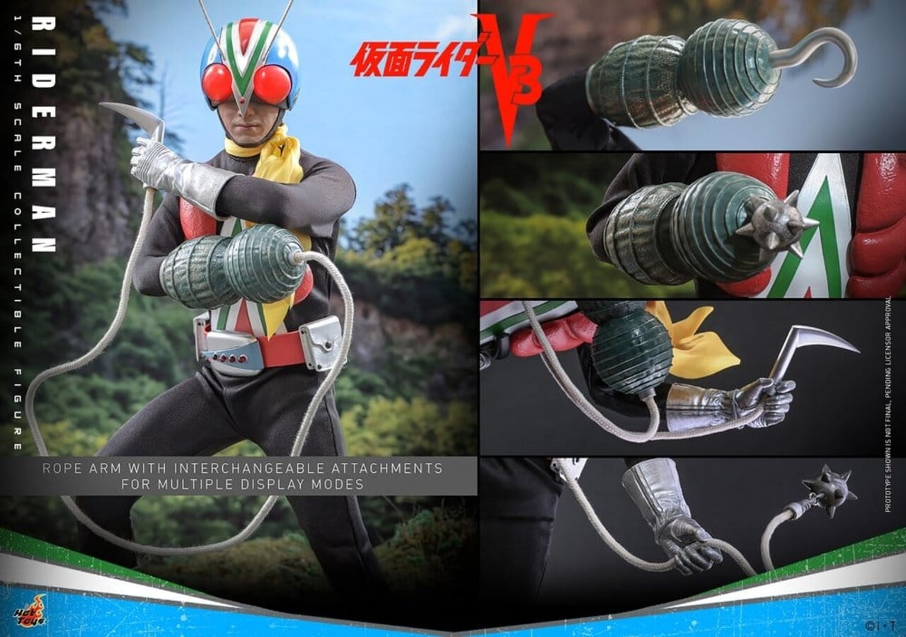 Hot Toys Kamen Rider Action Figure 1/6 Riderman 30 cm Hot Toys Kamen Rider Action Figure 1/6 Riderman 30 cm