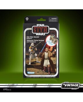 Hasbro Star Wars Episode III Vintage Collection Action Figure Obi-Wan Kenobi & Clone Trooper 10 cm