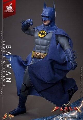 Sideshow Collectibles The Flash Action Figure 1/6 Batman (Blue & Grey Suit) Limited Edition Hot Toys Exclusive 30 cm