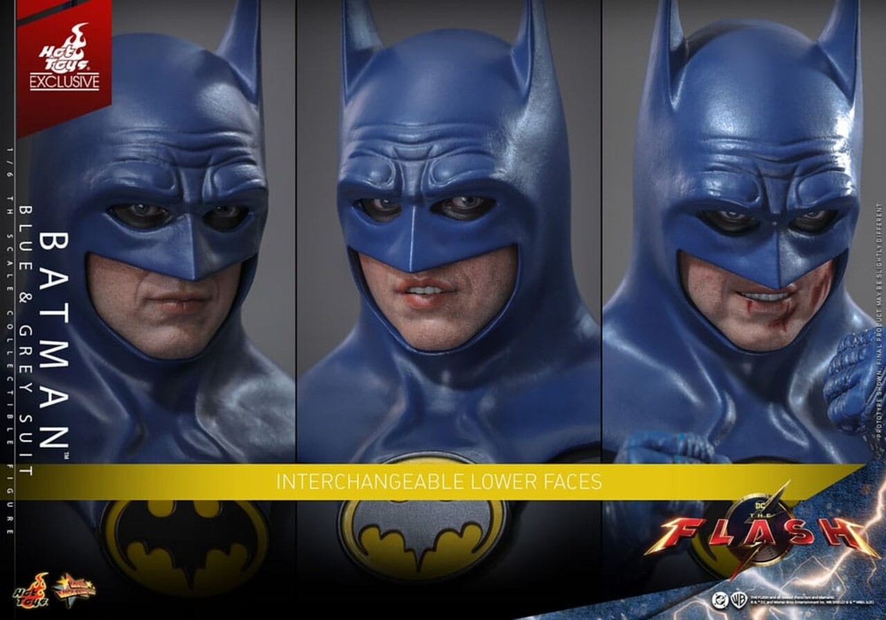 Sideshow Collectibles The Flash Action Figure 1/6 Batman (Blue & Grey Suit) Limited Edition Hot Toys Exclusive 30 cm