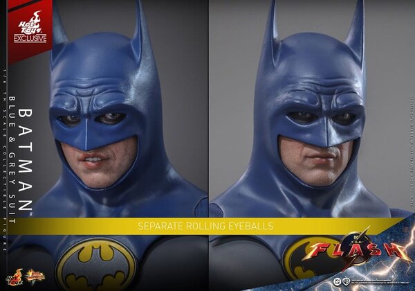 Sideshow Collectibles The Flash Action Figure 1/6 Batman (Blue & Grey Suit) Limited Edition Hot Toys Exclusive 30 cm
