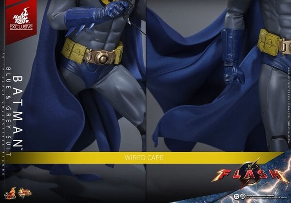 Sideshow Collectibles The Flash Action Figure 1/6 Batman (Blue & Grey Suit) Limited Edition Hot Toys Exclusive 30 cm