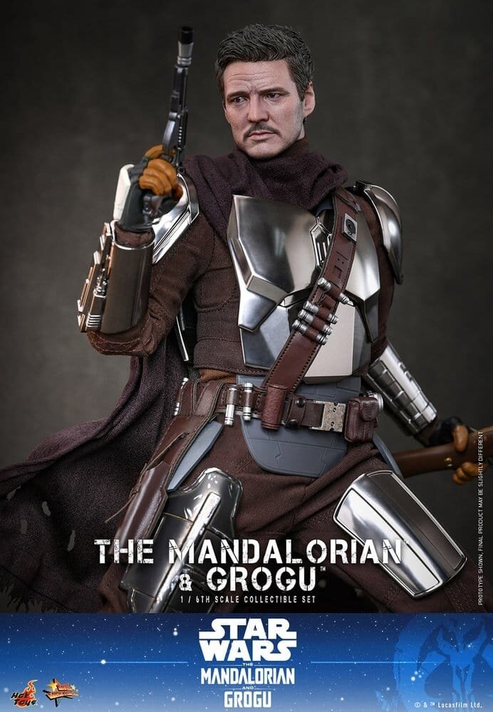 Hot Toys Star Wars: The Mandalorian & Grogu Action Figure 1/6 The Mandalorian and Grogu 31 cm