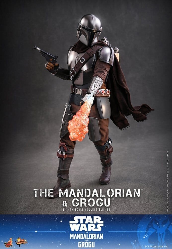 Hot Toys Star Wars: The Mandalorian & Grogu Action Figure 1/6 The Mandalorian and Grogu 31 cm