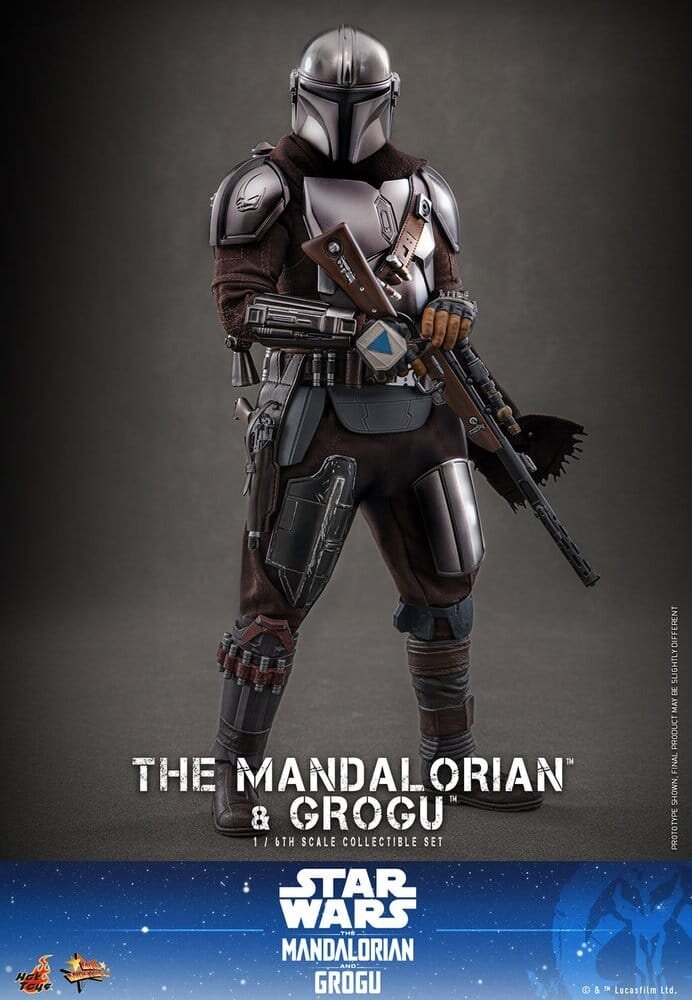 Hot Toys Star Wars: The Mandalorian & Grogu Action Figure 1/6 The Mandalorian and Grogu 31 cm