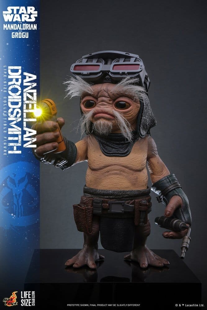 Hot Toys Star Wars: The Mandalorian & Grogu Life-Size Figure Anzellan Droidsmith 27 cm