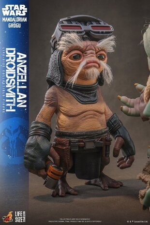 Hot Toys Star Wars: The Mandalorian & Grogu Life-Size Figure Anzellan Droidsmith 27 cm