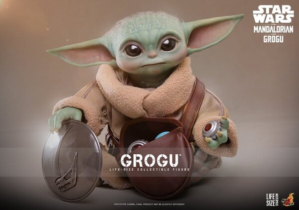 Hot Toys Star Wars: The Mandalorian & Grogu Life-Size Figure Grogu 38 cm