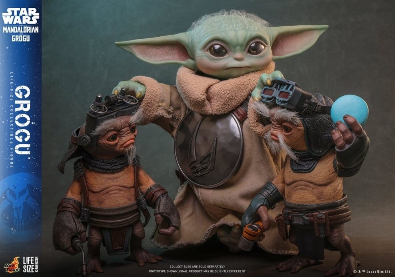 Hot Toys Star Wars: The Mandalorian & Grogu Life-Size Figure Grogu 38 cm