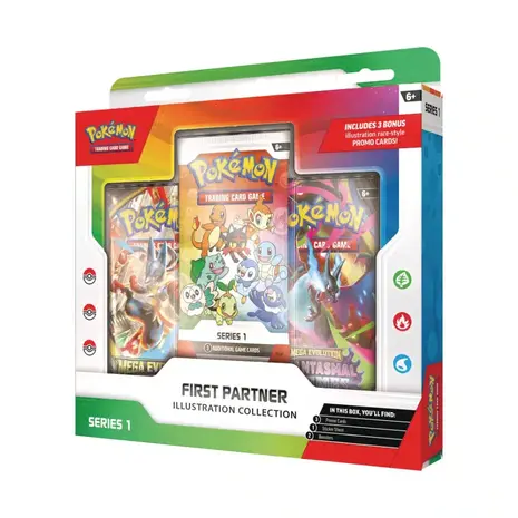 The Pokémon Company Pokémon First Partner Illustration Collection Series 1