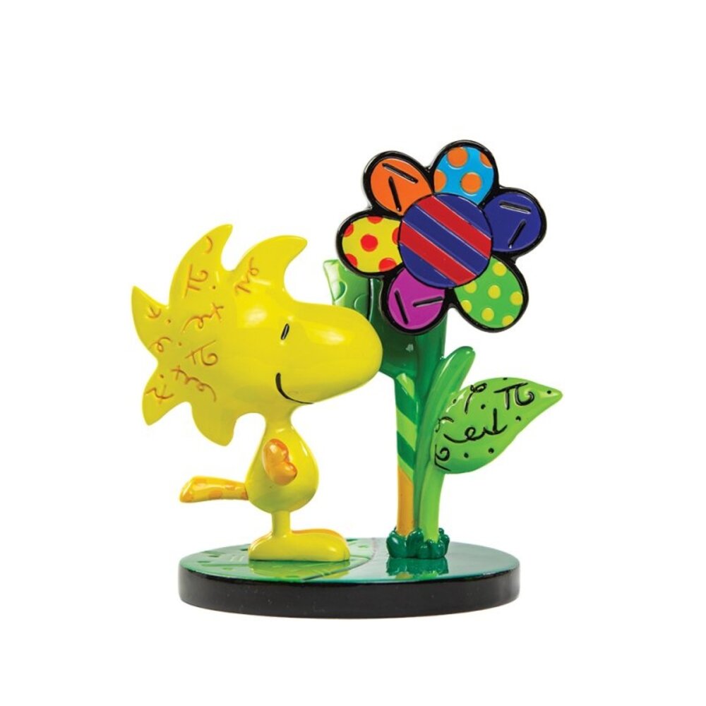 Britto Peanuts Woodstock with Flower 9 cm