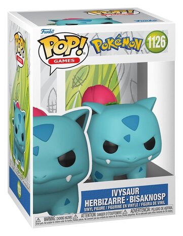 Funko Pokémon POP! Games Vinyl Figure Ivysaur #1126 Funko Pokémon POP! Games Vinyl Figure Ivysaur #1126
