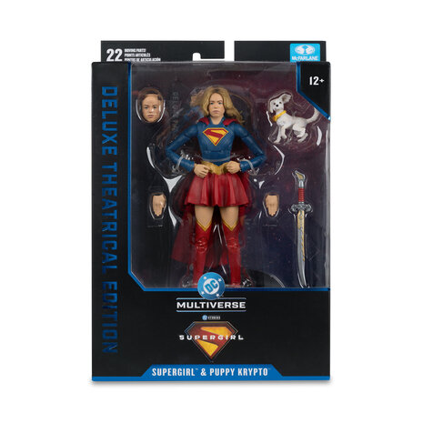 McFarlane Toys DC Multiverse Deluxe Theatrical Edition Action Figure Supergirl & Baby Krypto (Supergirl Movie) 18 cm