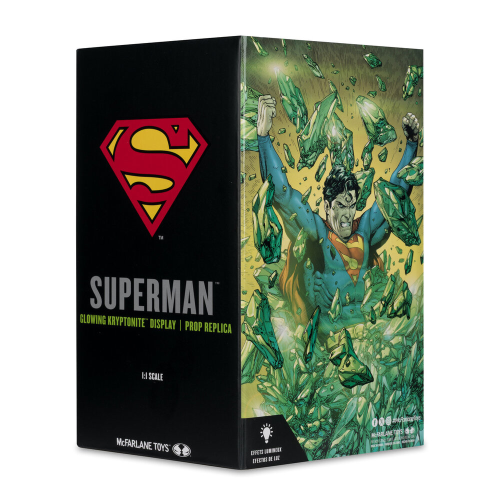 McFarlane Toys Superman DC Direct Replica 1/1 Kryptonite Display (Gold Label) 18 cm