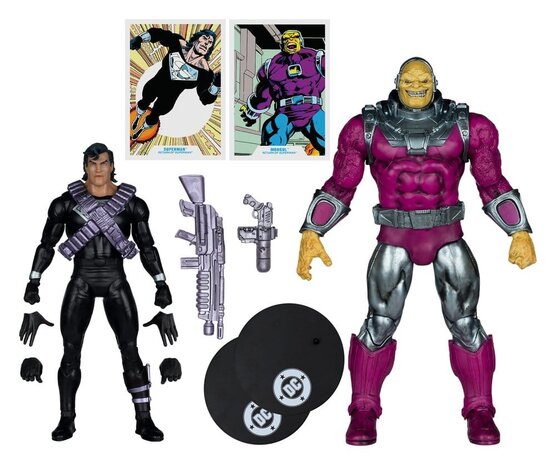 McFarlane Toys DC Multiverse Megafig Action Figure 2-Pack Mongul vs Superman (Return of Superman) 25 cm