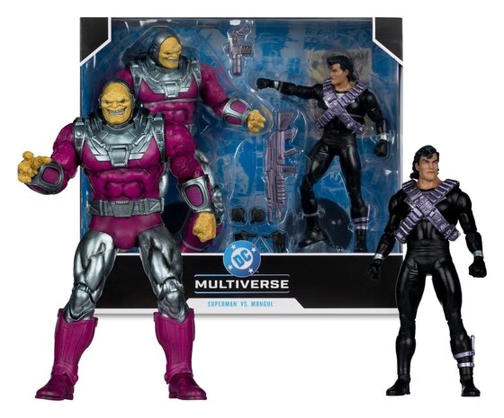 McFarlane Toys DC Multiverse Megafig Action Figure 2-Pack Mongul vs Superman (Return of Superman) 25 cm