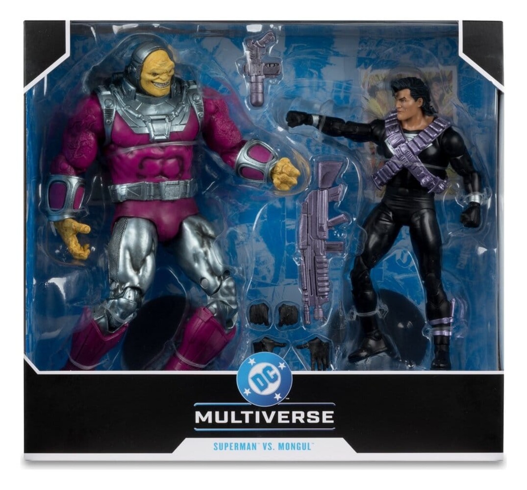 McFarlane Toys DC Multiverse Megafig Action Figure 2-Pack Mongul vs Superman (Return of Superman) 25 cm