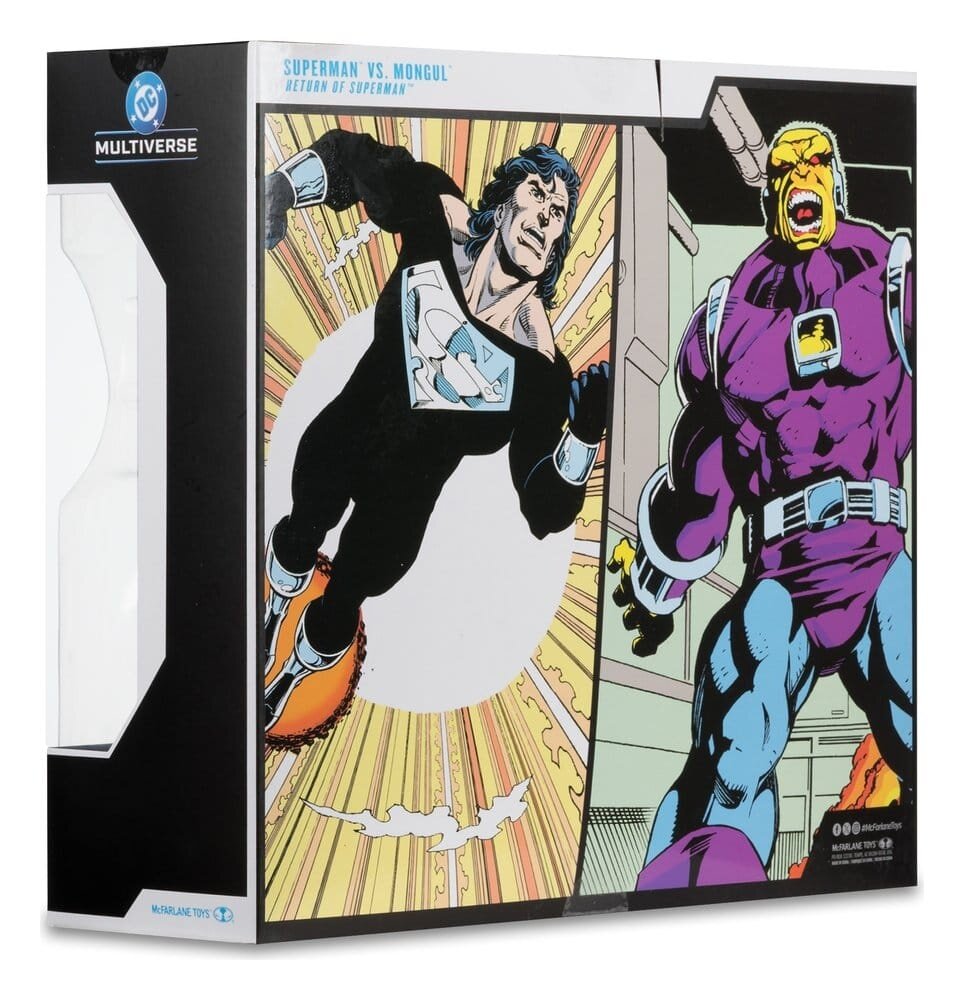 McFarlane Toys DC Multiverse Megafig Action Figure 2-Pack Mongul vs Superman (Return of Superman) 25 cm
