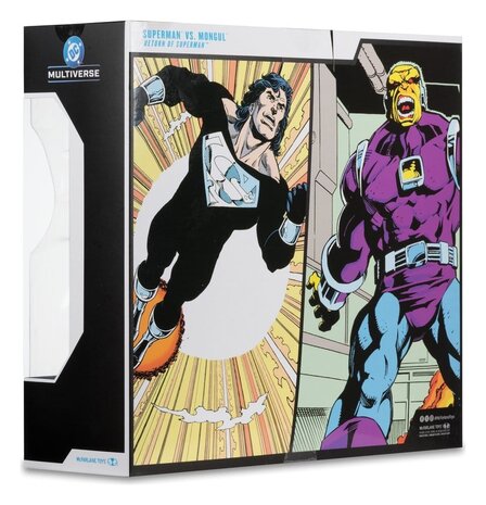 McFarlane Toys DC Multiverse Megafig Action Figure 2-Pack Mongul vs Superman (Return of Superman) 25 cm