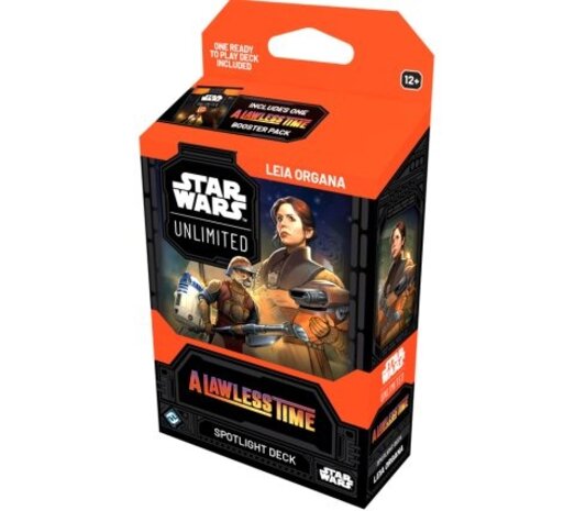 Fantasy Flight Games Star Wars Unlimited A Lawless Time Spotlight Deck Leia Organa