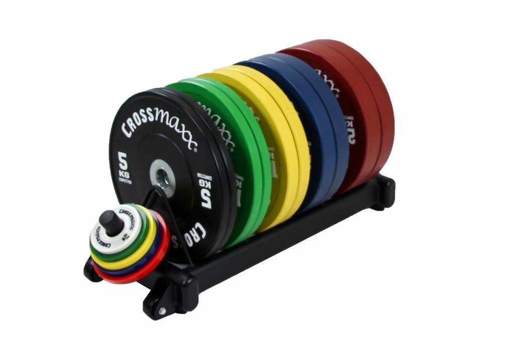 LMX1031 Crossmaxx® bumper plate rack (black)