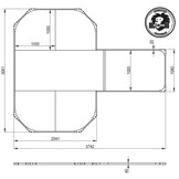 LMX1056 Crossmaxx® Lifting platform for Power Rack
