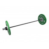 LMX32.04 Crossmaxx® Olympic Junior bar 50mm, 10kg (black/chrome)