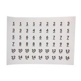 LMX66 LMX.® Number sticker set (108pcs)