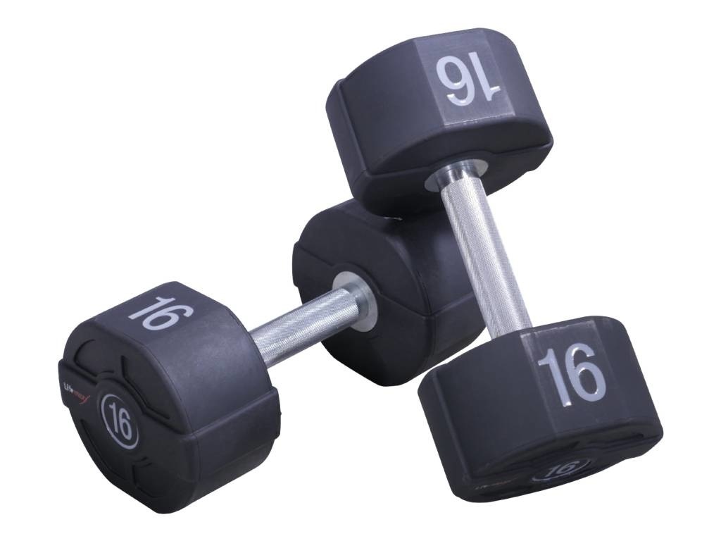 Lifemaxx PU dumbbells 2pc/set 1 - 20kg