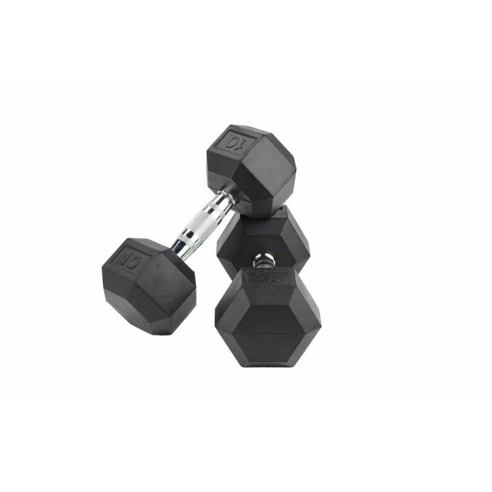 Halter Halters 2 Stks Dumbbell Hexagon Dumbbell Voor Oefening Workout Gewichtsverlies Sporting Dumbbells Fitness Halters (Color : A-Black, Size : 5kg(2.5kg*2
