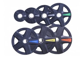 LMX92 Olympic disc dia. 50mm - black - 5-grip model (1,25 - 25kg)