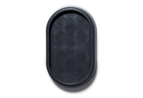 Plastic oval pad for machine foot - 205x 125 mm
