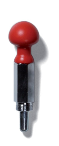 Setting pin with knob, hexagonal body - L43mm