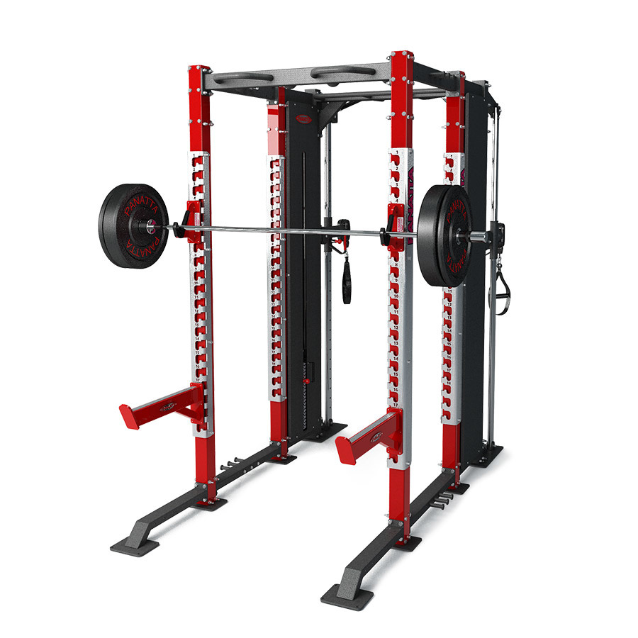 DFC POWER RACK WITH DUAL ADJUSTABLE PULLEY ( leverbaar vanaf Mei)