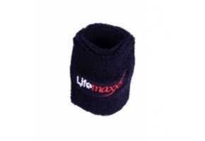 LMX1816.L Lifemaxx® sweatband 75 x 75mm (black)