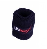 LMX1816.L Lifemaxx® sweatband 75 x 75mm (black)