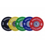LMX85C Crossmaxx® Comp. bumper plate 50mm - coloured (10 - 25kg)