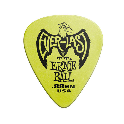 Ernie Ball Everlast picks 12-pack .88mm green Ernie Ball Everlast picks 12-pack .88mm green