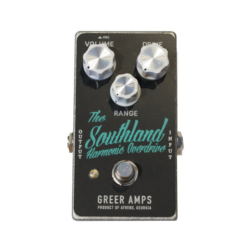 Greer amps Southland harmonic overdrive limited black teal SHOD white Greer amps Southland harmonic overdrive limited black teal SHOD white