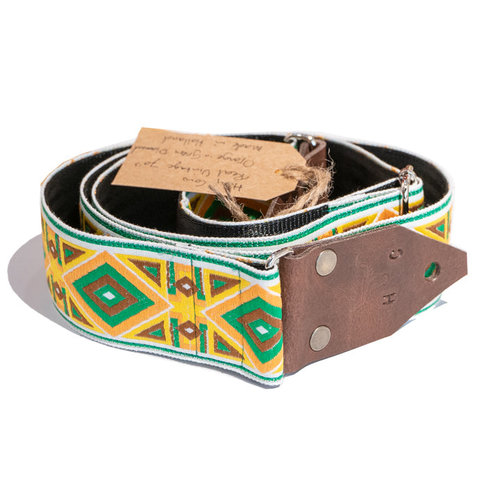 Holy Cow Real Vintage 70's orange 'n green diamond strap Holy Cow Real Vintage 70's orange 'n green diamond strap